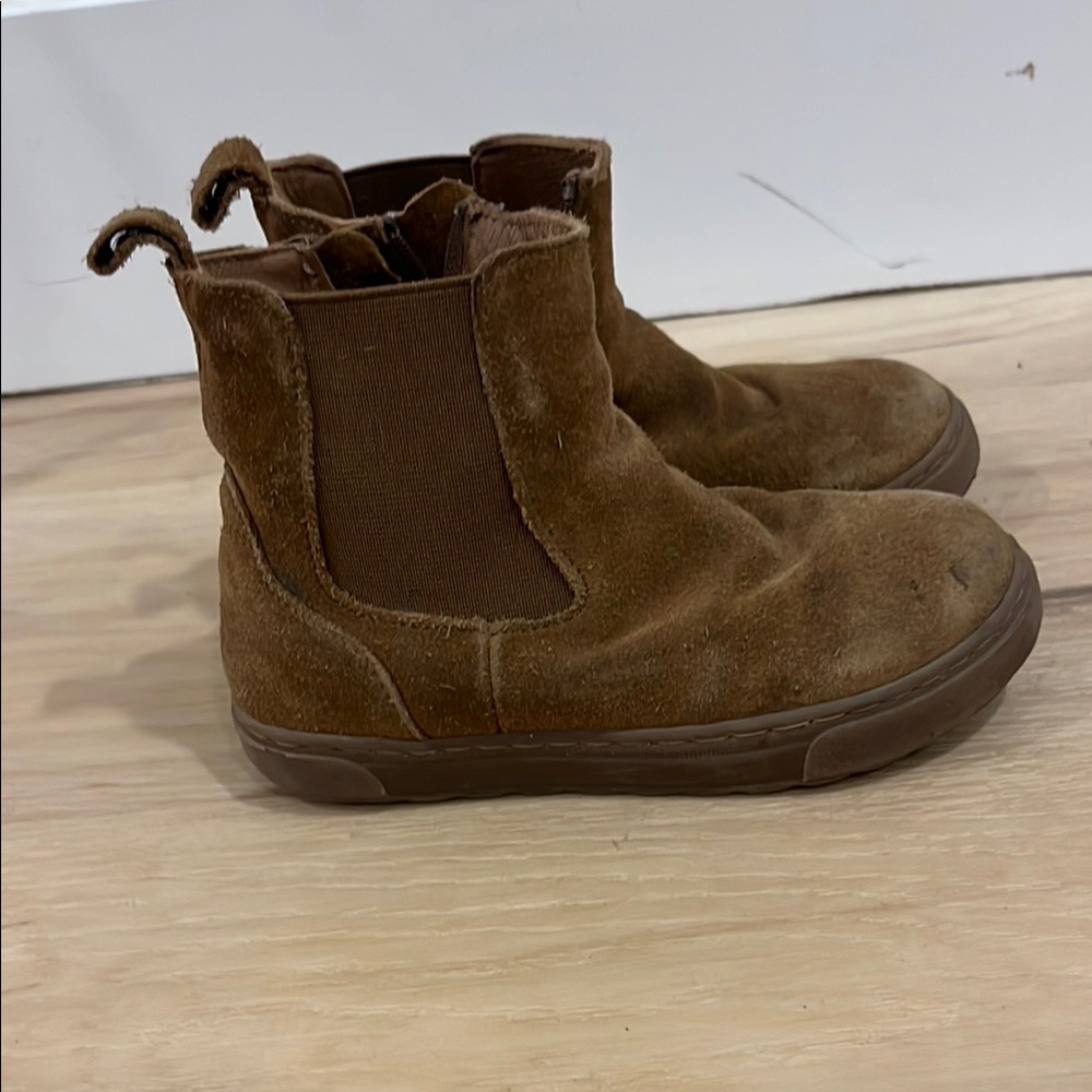 Zara Kids Brown Suede Boots